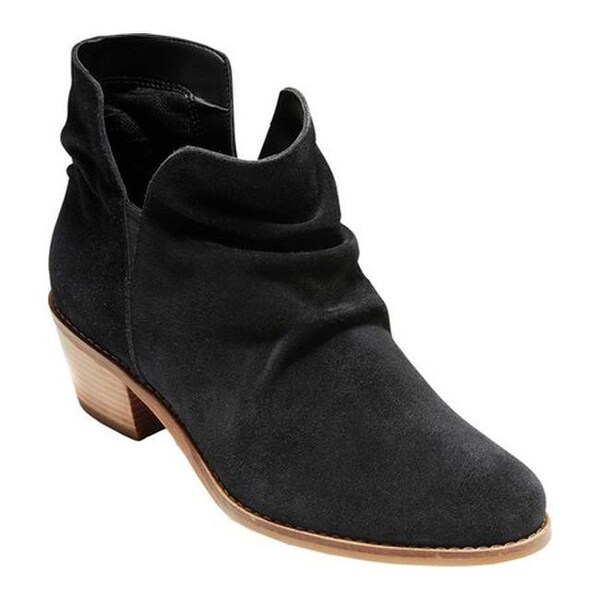 cole haan alayna slouch suede bootie