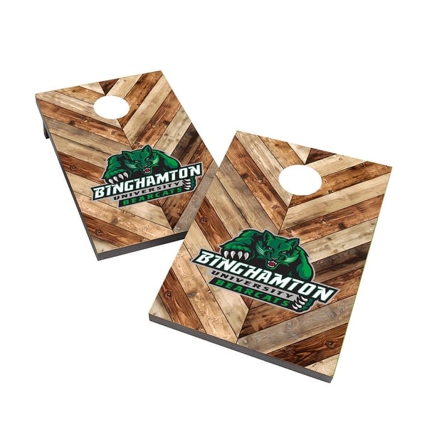slide 2 of 5, Binghamton SUNY Bearcats 2x4 Cornhole Bag Toss Game