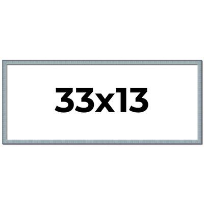 33x13 Frame Rustic Sky Blue Solid Wood Picture Frame | 0.75 Inch