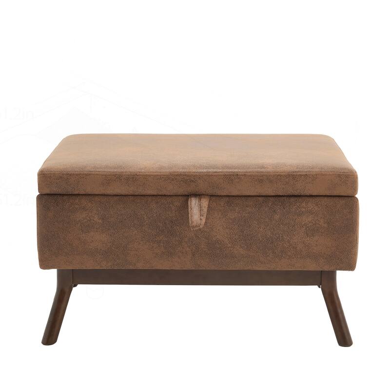 Versatile Mid-century Modern Storage Bench for Various Rooms, Enhancing Functionality and Style