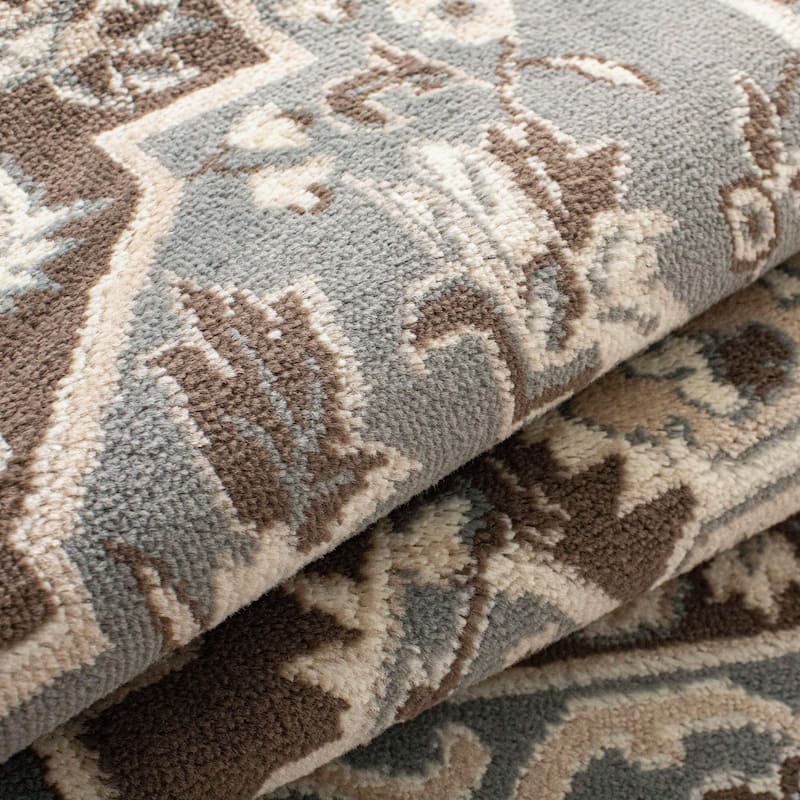 Superior Glendale Floral Medallion Indoor Area Rug