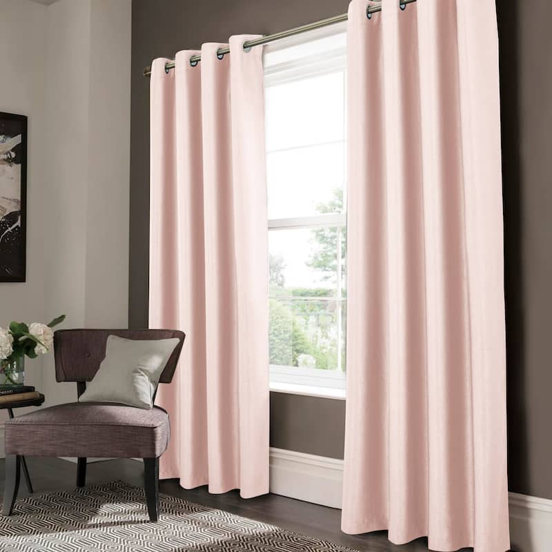 Lydia Matte Embossed Blackout Grommet Panel 95" inch - (1x) 52 x 95 in.