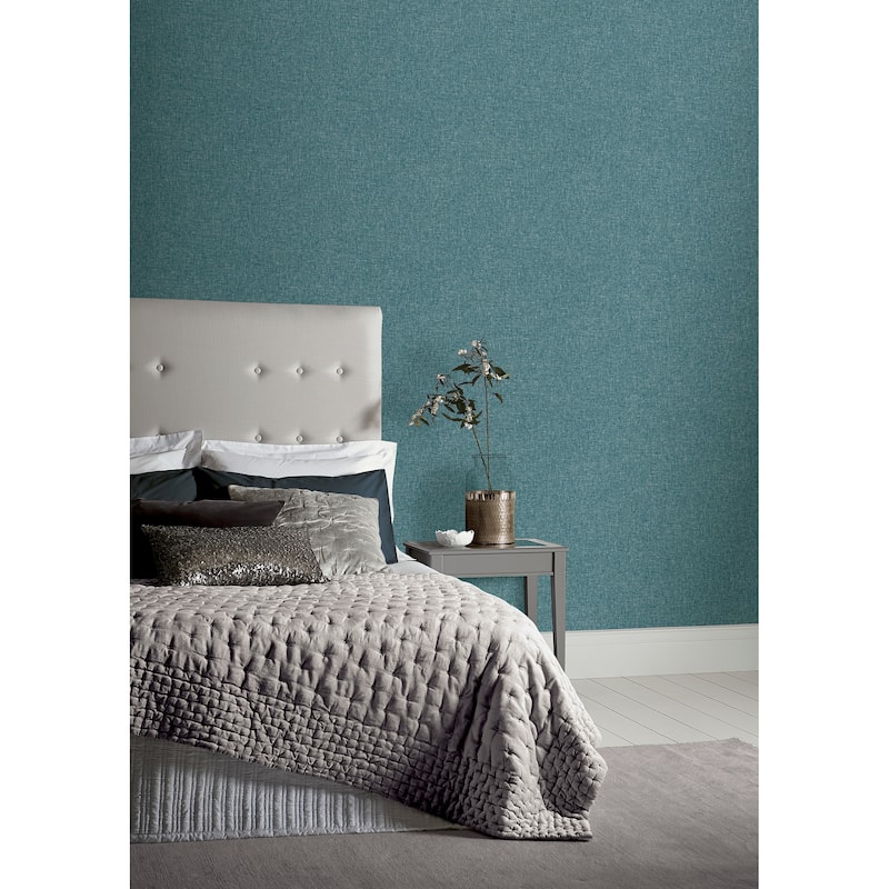 Arthouse Maisie Grey Linen Wallpaper