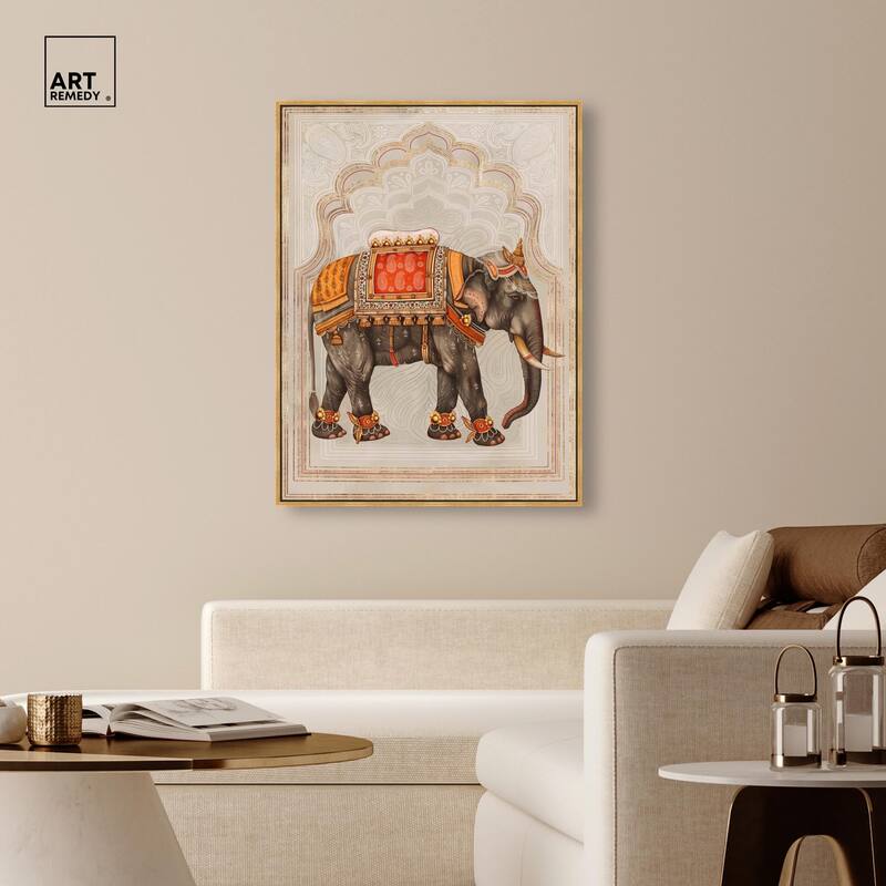 Elephant Queen Canvas by Art Remedy