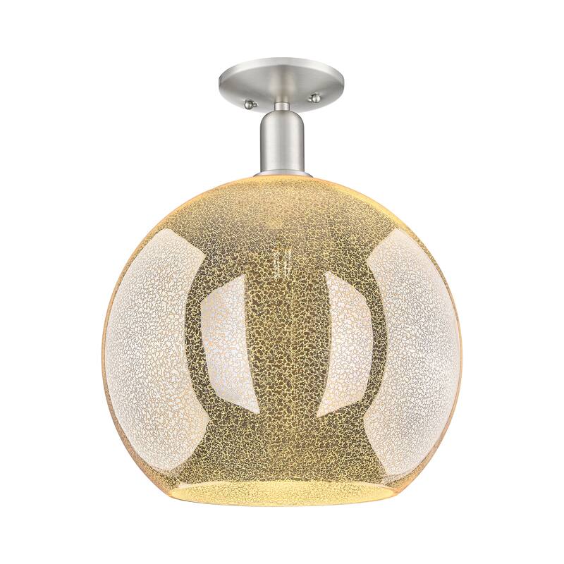 Innovations Lighting Endless Possibilities Arcadia - Athens - 1 Light 14" Semi-Flush Mount