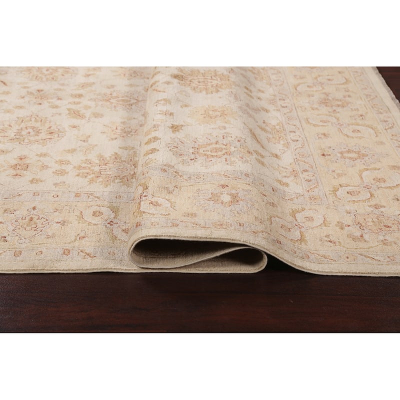 Vegetable Dye Chobi Peshawar Traditional Wool Area Rug Hand-knotted - 6'5" x 9'3"
