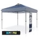 preview thumbnail 32 of 40, 10' x 10' Pop Up Outdoor Canopy Tent Commercial Instant Reinforce Canopies with Wheel Carry Bag & Storage Pocket - 10x10' Stripe