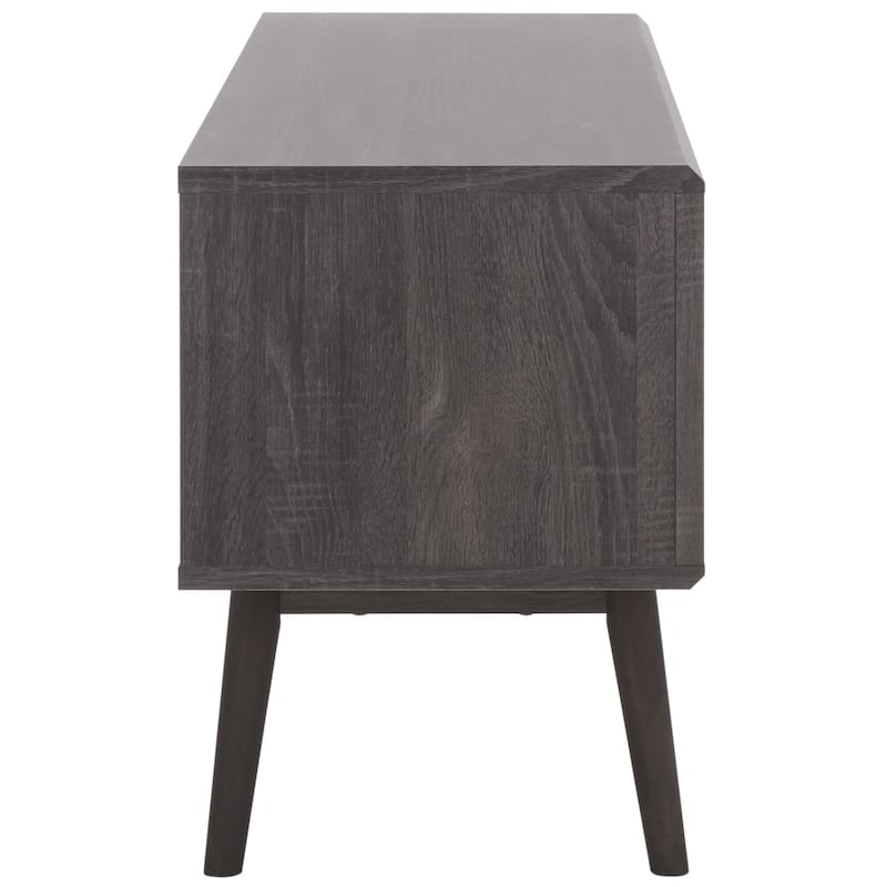 SAFAVIEH Aphra 2-Door 2-Shelf Entertainment Media Stand (Fits up to 65" Flatscreen TV) - 59 in. x 15.4 in. x 21.9 in.