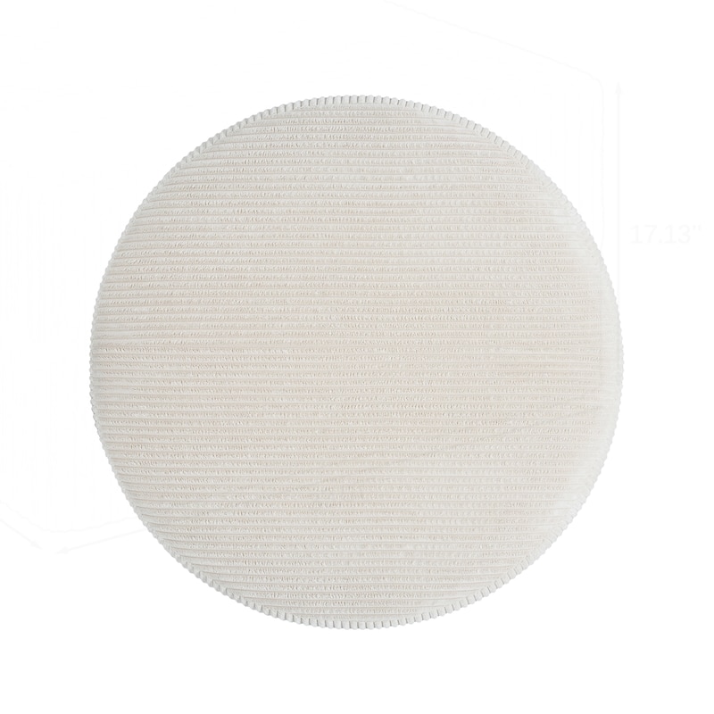 Upholstered Round Ottoman