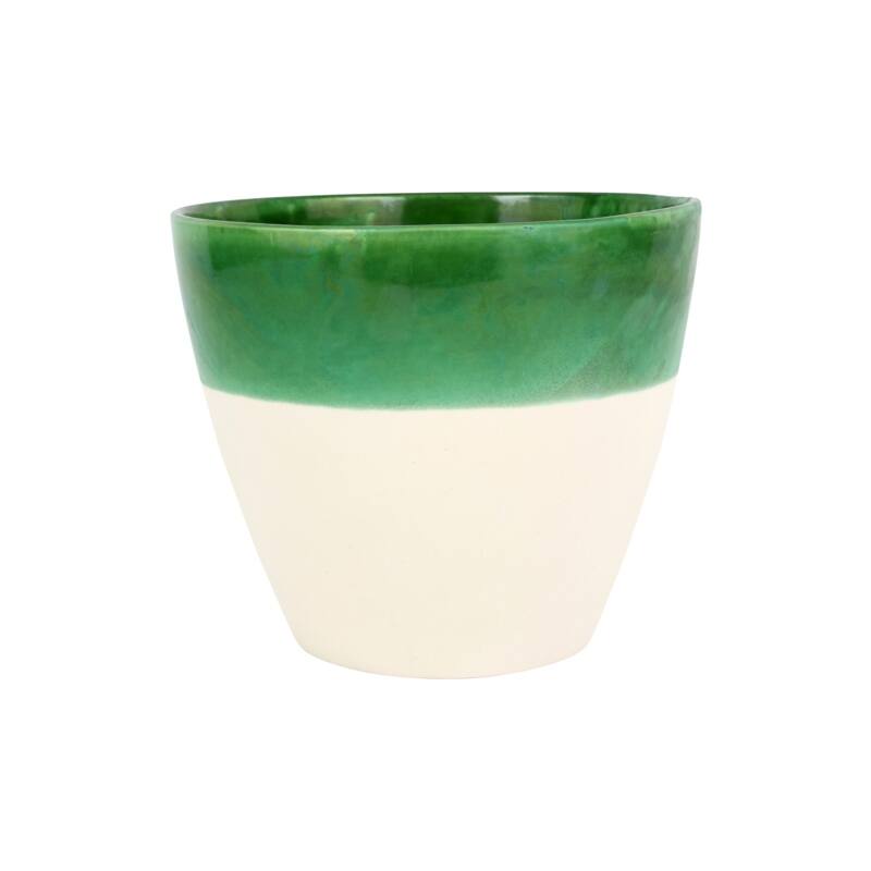 Viva Garden Green Reactive Large Cachepot