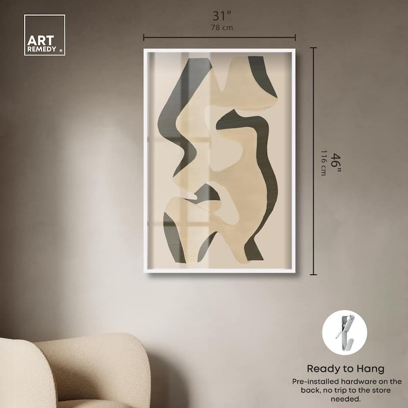 Shapes of Sage I Shadowbox by Art Remedy