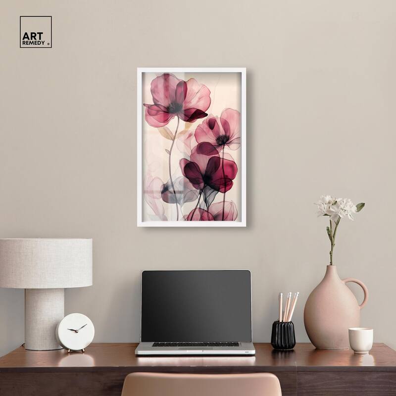 Filigree Flora I Shadowbox by Art Remedy