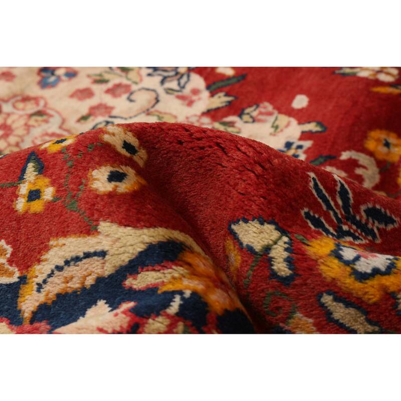 ECARPETGALLERY Hand-knotted Anatolian Vintage Red Wool Rug - 4'11 x 7'1