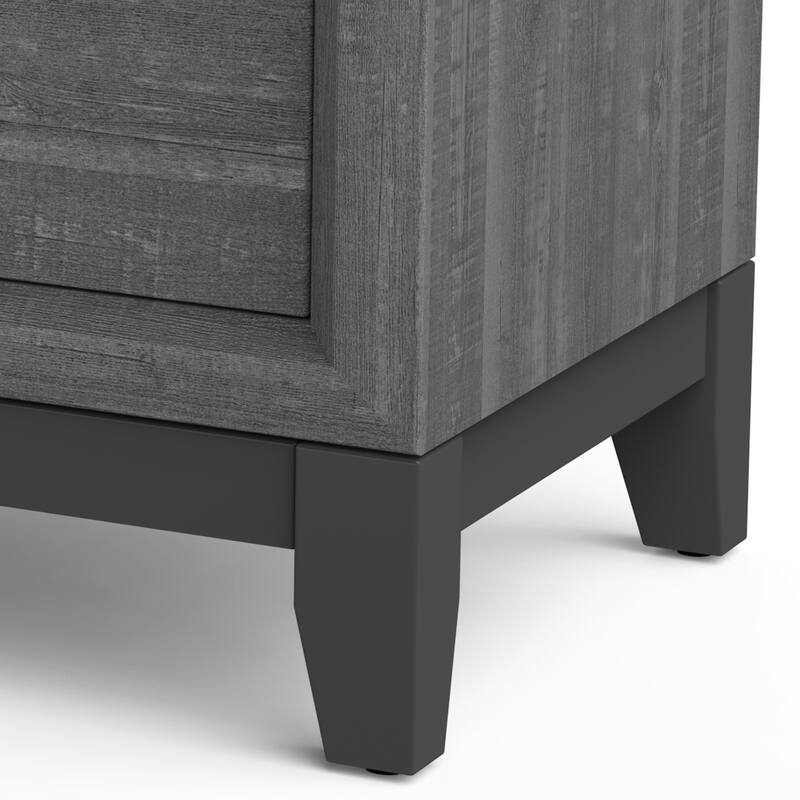 Modern Grey 2 - Drawer Nightstand