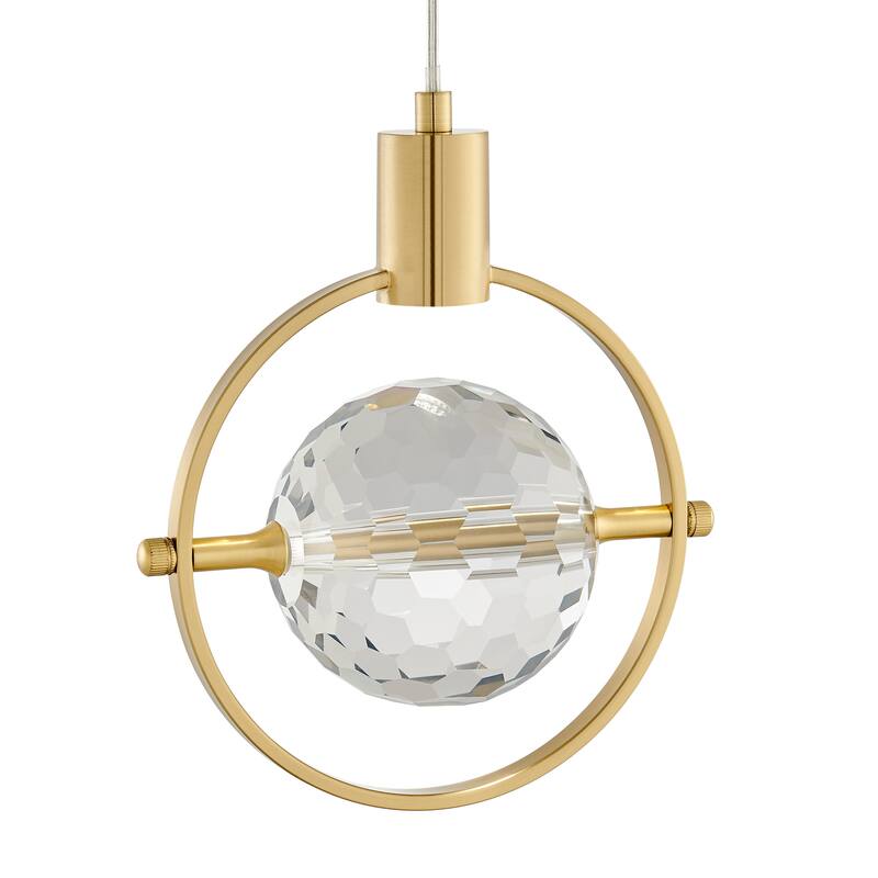 Hollywood 1 Light Pendant // Gold