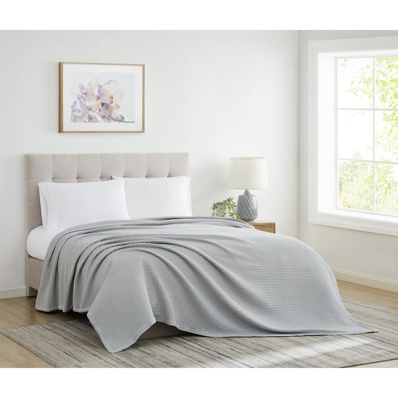 Cannon Heritage Cotton Waffle Blanket and Throw