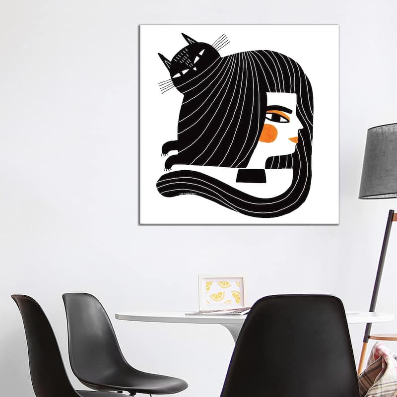 iCanvas "Cat Hair" by Terry Runyan Canvas Print - 37x37x1.5