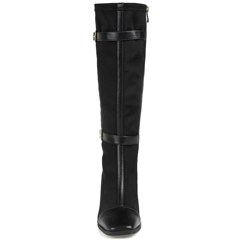 Journee Collection Extra Wide Calf Women's Gaibree Boot - Wide - Black - 8.5