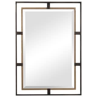 Uttermost 09711 Carrizo 22" W x 32" H Rectangular Framed Bathroom