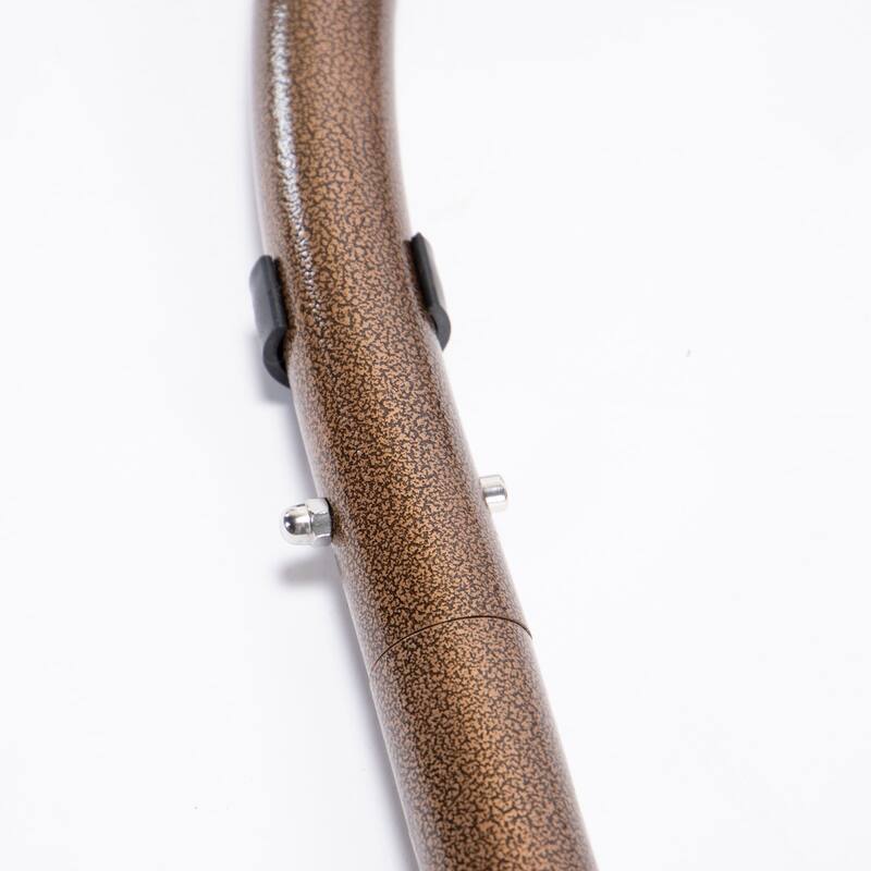 Charcoal Wicker Hanging Double-Seat Swing Chair with Stand with Cushion