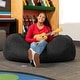 preview thumbnail 36 of 62, Jaxx 4' Lounger Bean Bag Chair Black