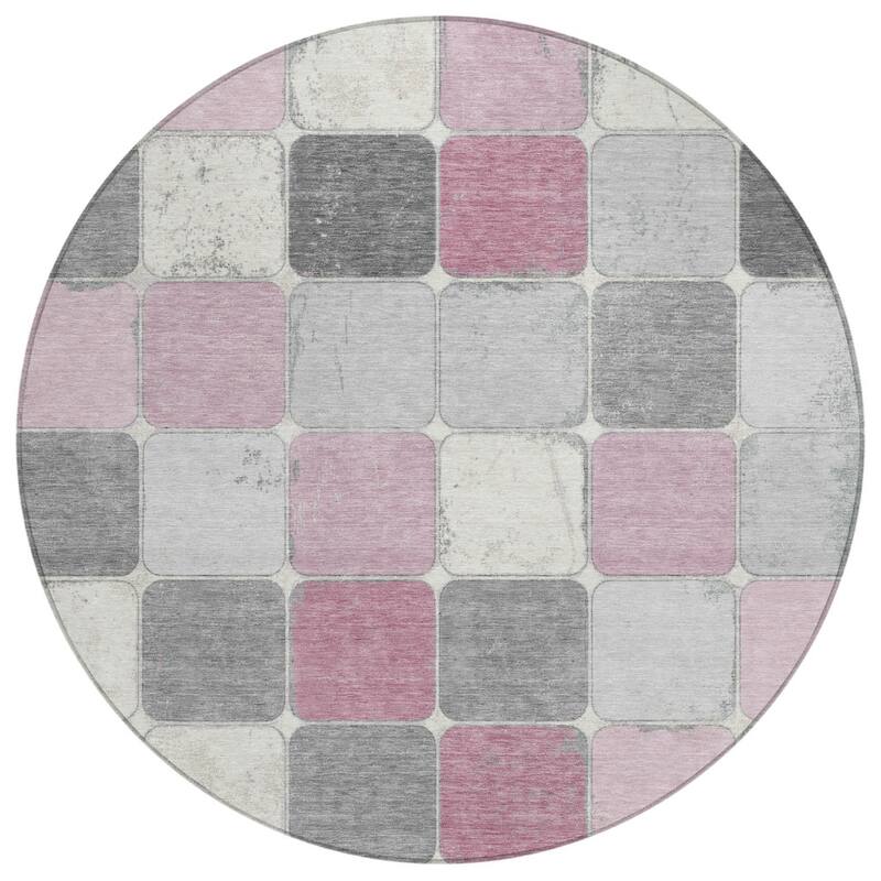 HomeRoots Geometric Transitional Rectangle Outdoor Rug