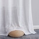 preview thumbnail 31 of 87, HLC.me Madison Faux Linen Textured Sheer Privacy Sun Light Filtering Window Grommet Thick Curtains Panels, Set of 2