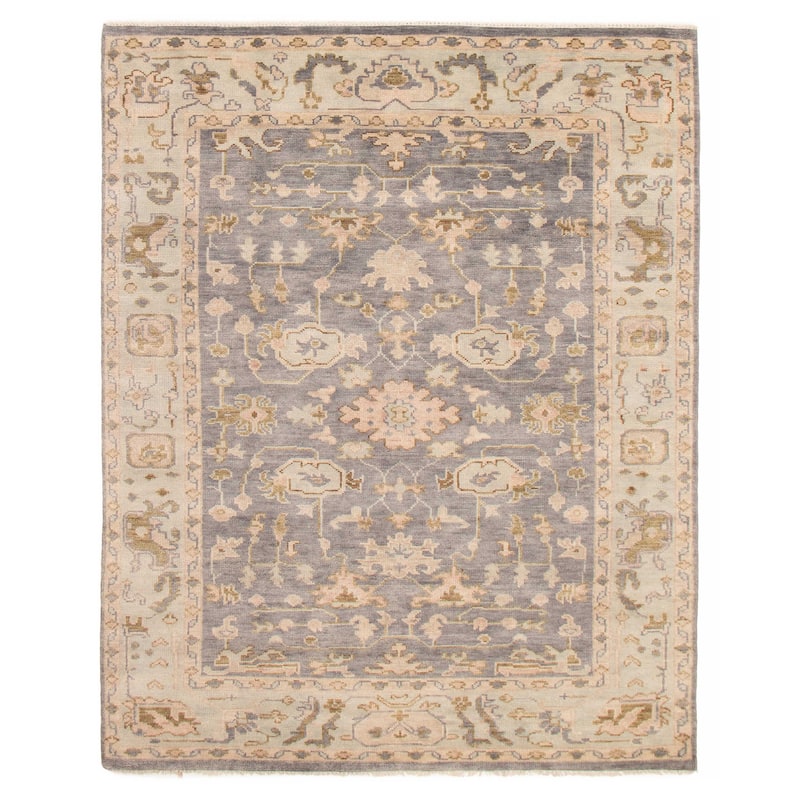 ECARPETGALLERY Hand-knotted Jules Serapi Grey Wool Rug - 7'10 x 9'11 - Grey - 7'10 x 9'11