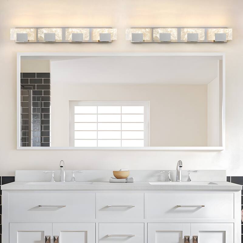Modern Bathroom Vanity Light LED Dimmable Wall Sconce with UL Certified - 16 inches and above