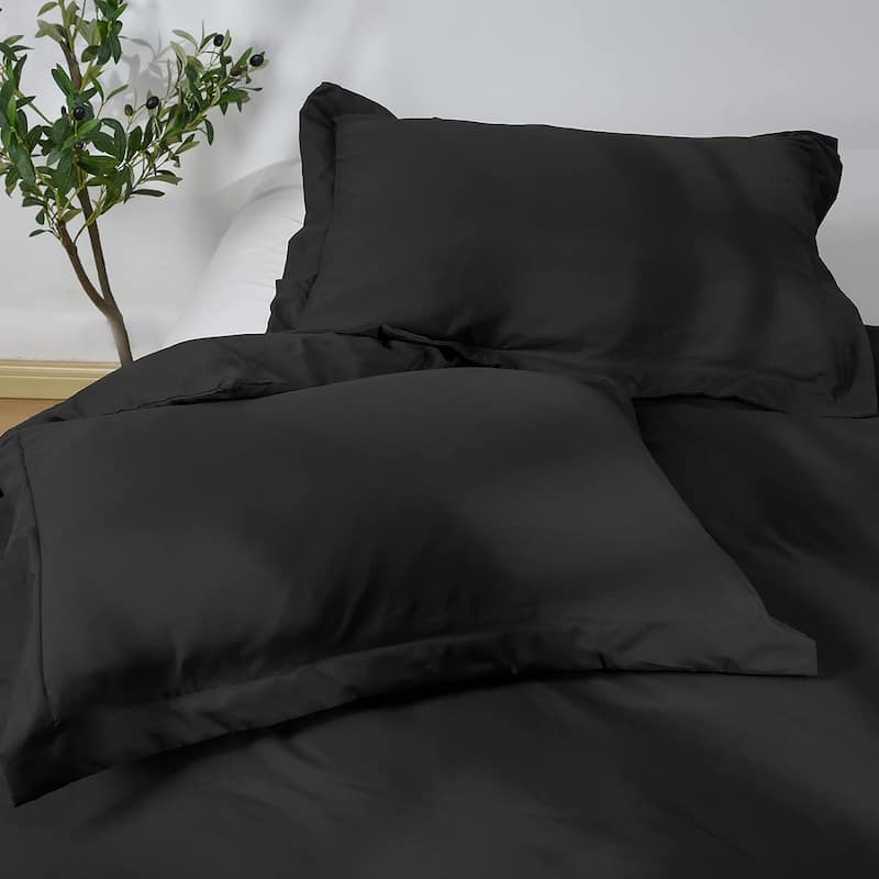 Lavanya Black Duvet Cover Set