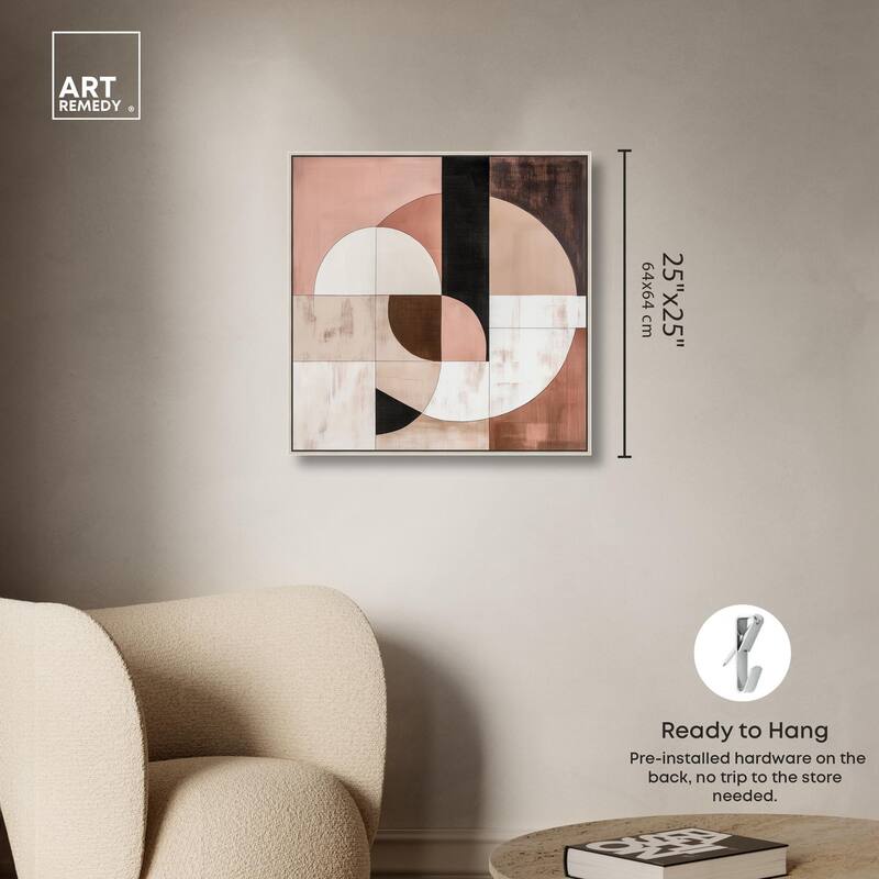 Modern Shapes I Canvas by Art Remedy