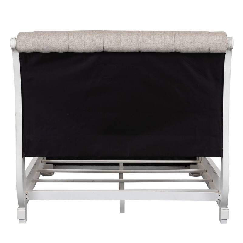 Liberty Furniture Magnolia Manor California King Upholstered Sleigh Bed, Dresser & Mirror, Night Stand