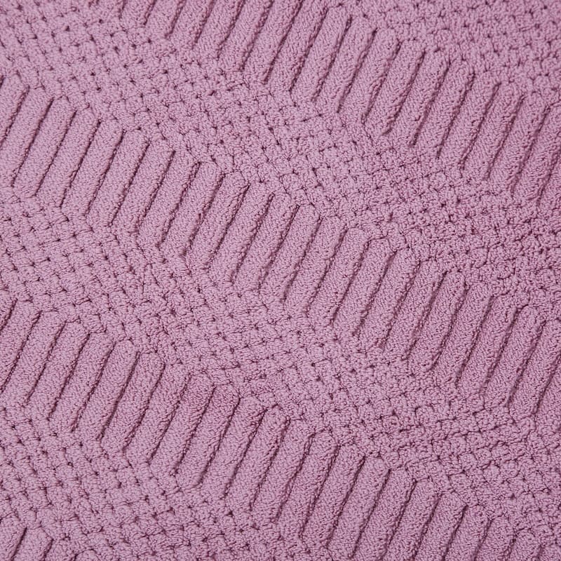 2 Pack Premium Jacquard Fleece Bath Towel, Velvet Highly Absorbent Towels 30"x60"