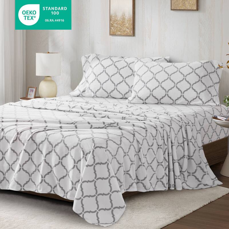Madison Park Micro Fleece Bed Sheet Set
