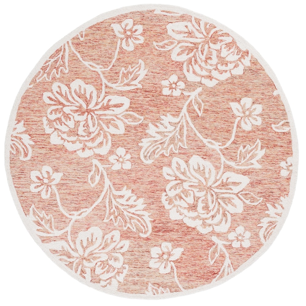 SAFAVIEH Handmade Jardin Saana Country Floral Wool Rug