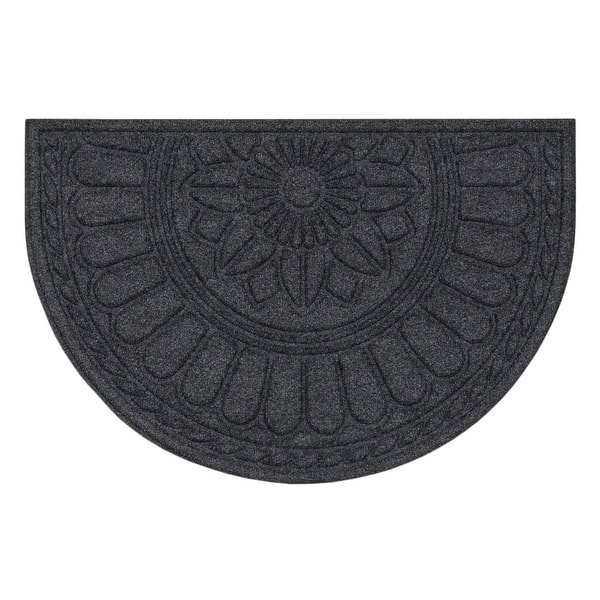 slide 2 of 7, Mohawk Home Rope Impressions All Weather Recycled Rubber Door Mat Smoke