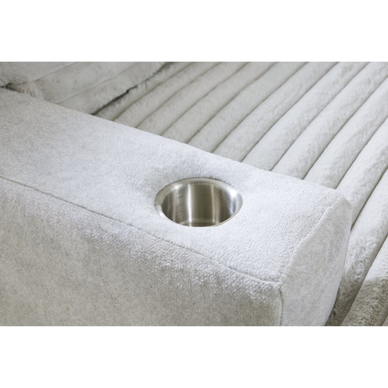 Woodhaven Furniture Studio Cord Oversized Lounger