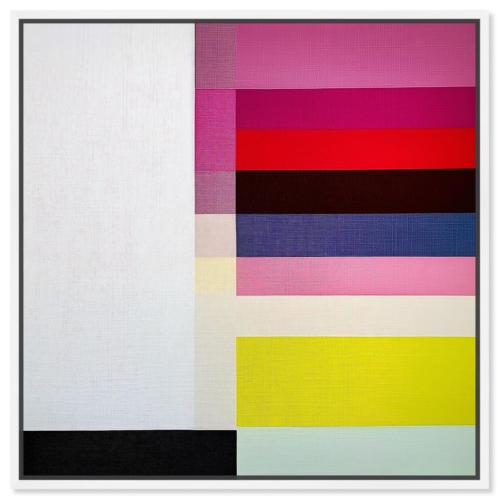 Quadratic Composition Canvas by Art Remedy