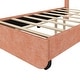 preview thumbnail 15 of 14, Max and Lily Twin-Size Upholstered Bed with Arched Headboard