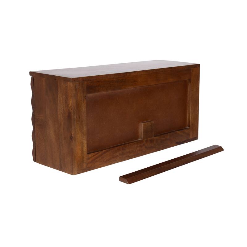 Kate and Laurel Semsa Two-Door Floating Wall Cabinet - 30x10x14