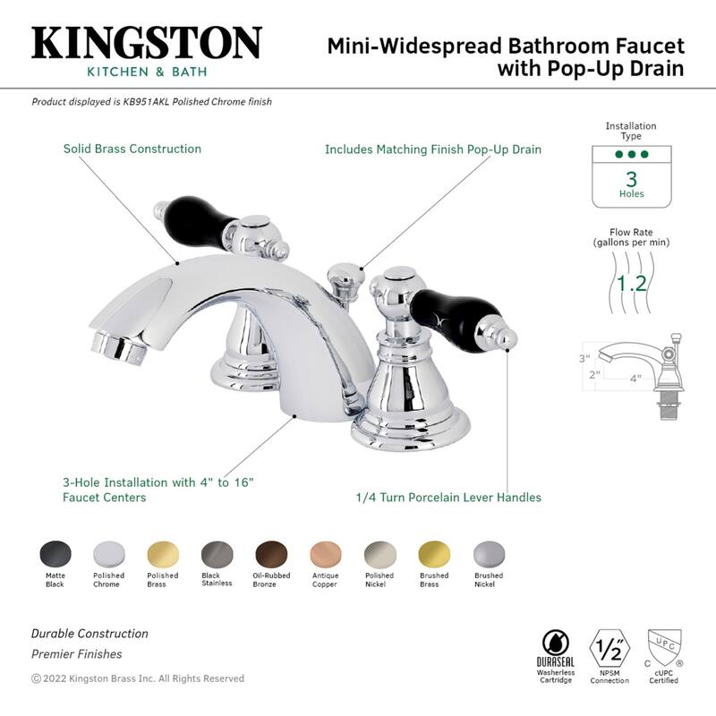 Duchess Mini-Widespread Bathroom Faucet