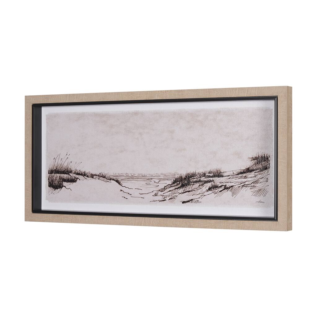 On the Shore III Framed Art Print
