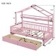 preview thumbnail 36 of 43, House Bed with 2 Drawers, Kids Bed with Storage Shelf