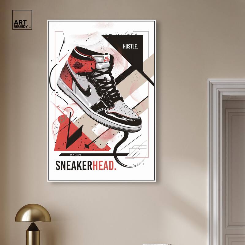 Stylish Sneakerhead Canvas by Art Remedy