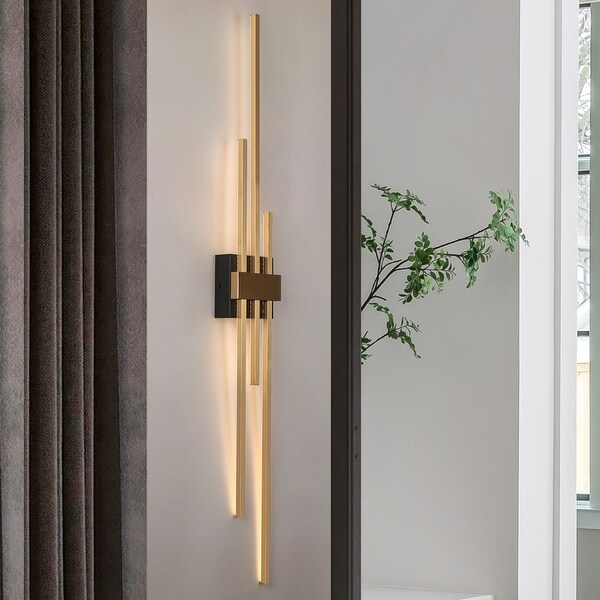 Contemporary gold wall lights on sale