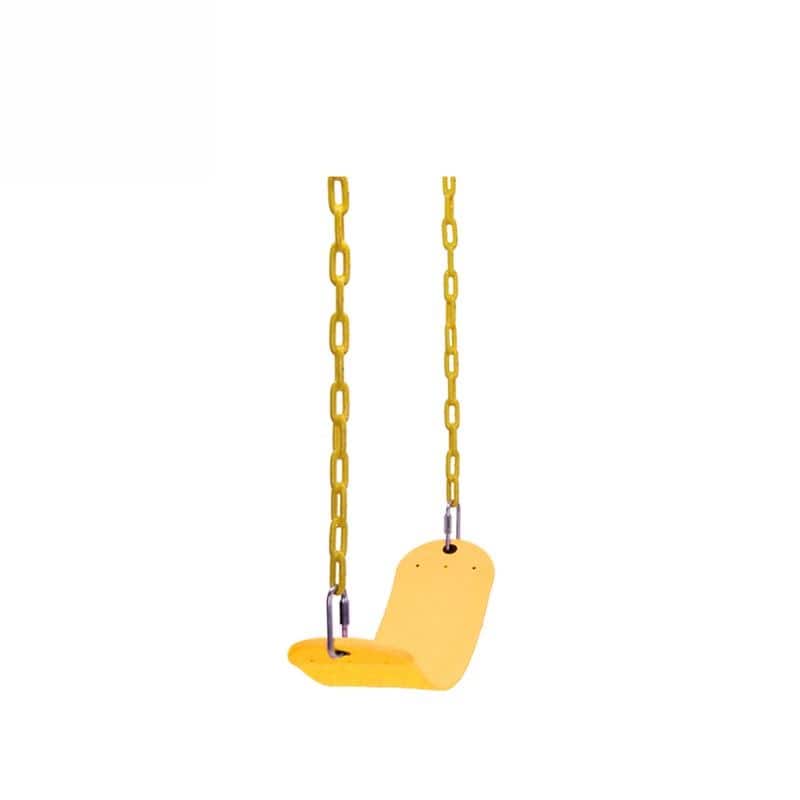 Outdoor Swing Seat Set Swings Slides Gyms Green/yellow