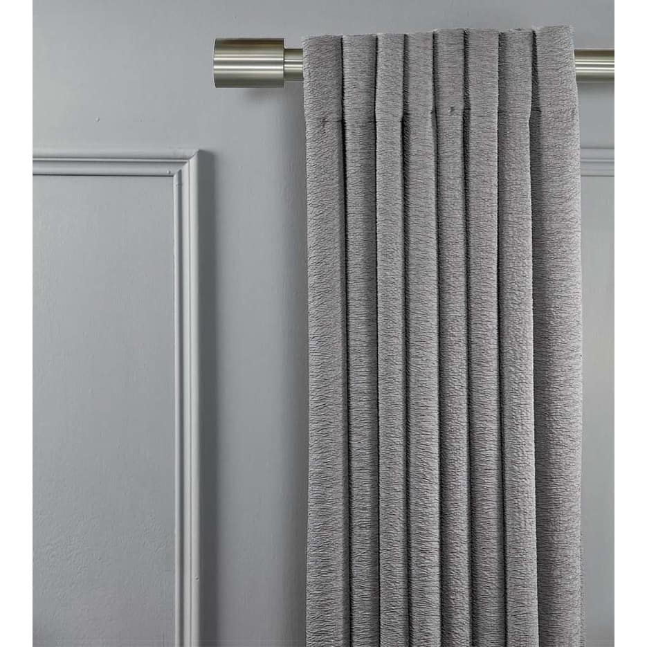 Linen Avenue Cylinder Double Window Curtain Rod Set