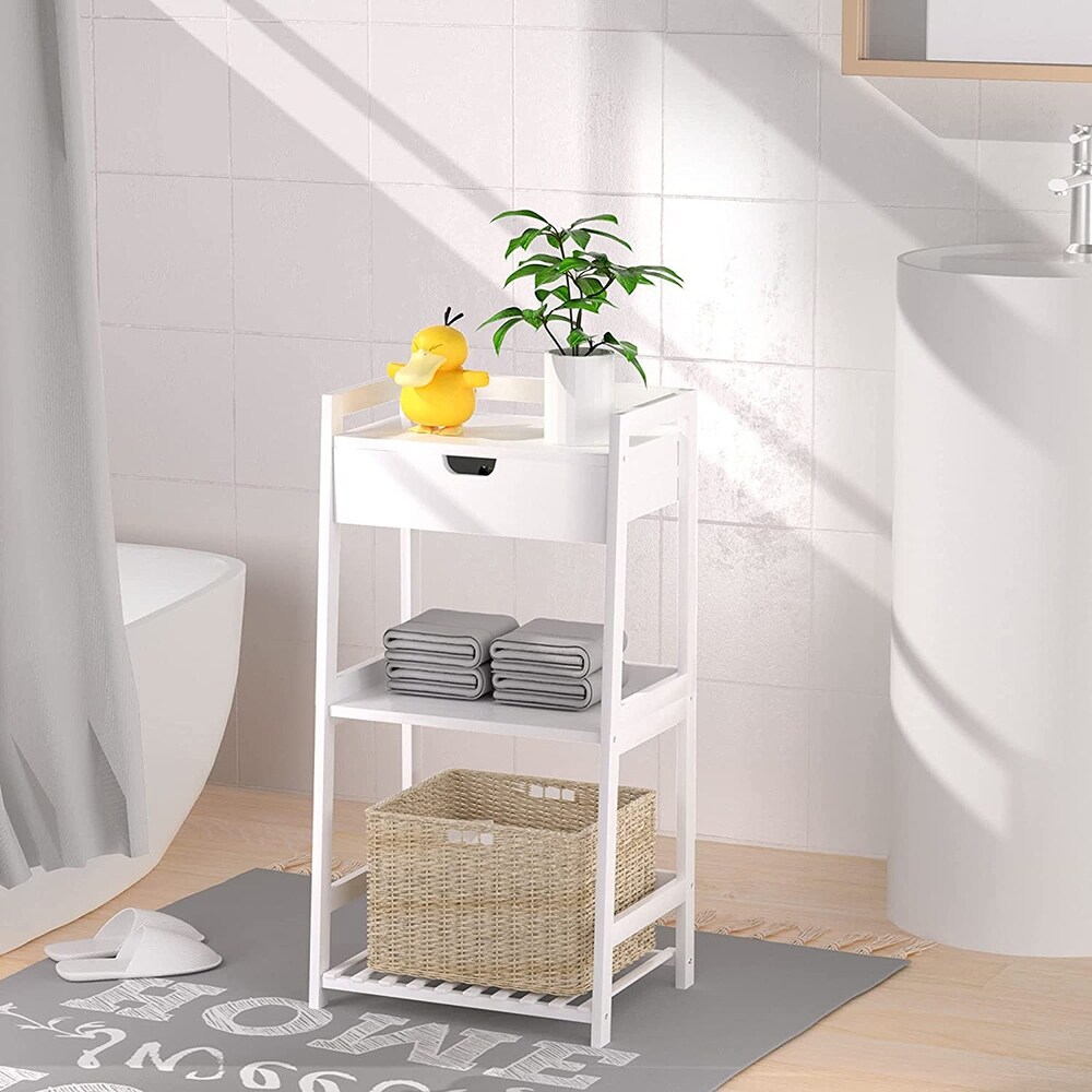 Bathroom Multi-function Natural Bamboo Storage Rack Over Shower Head  Organizer, Shower Ball, Shampoo, Conditioner, Soap Holder - On Sale - Bed  Bath & Beyond - 38192250