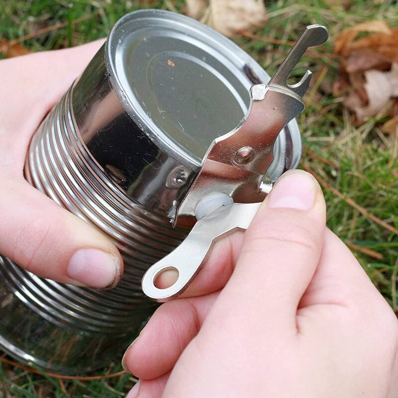 Chef Craft 4" Long Butterfly Manual Can Opener - Compact Size for Camping or Taking with a Lunch
