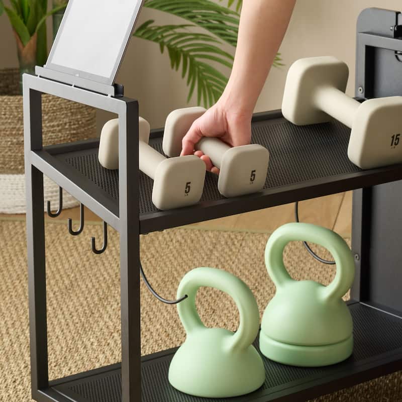 SEI Furniture Sidekick Sport Equipment Rolling Rack